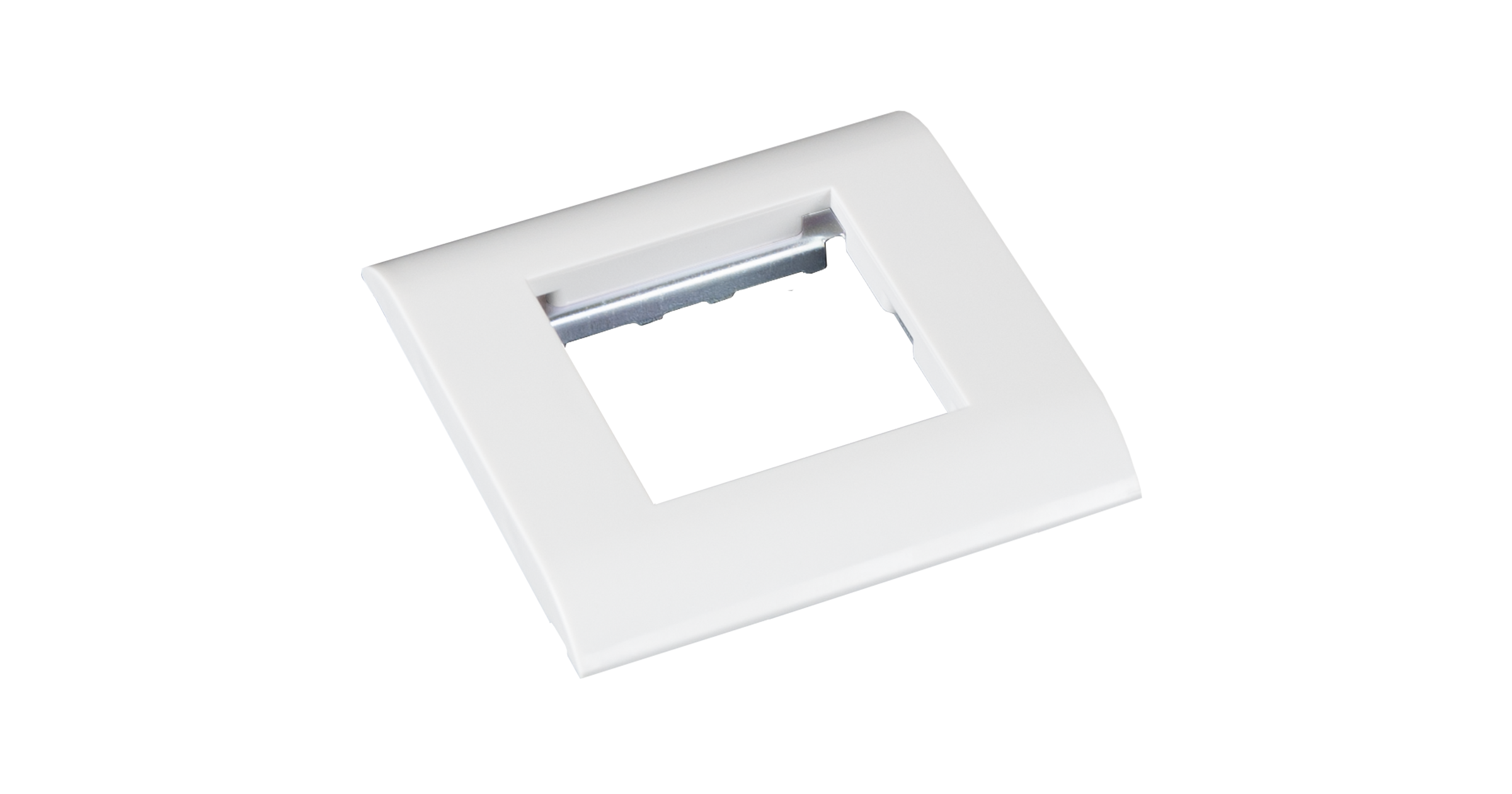 Настенная лицевая панель Netlan под 1 вставку Mosaic 45x45 мм, 10 шт.