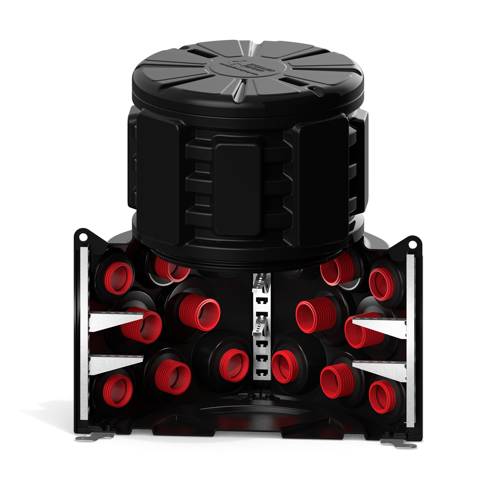 Колодец Ruwel КН 1000 H1300 с крышкой D 780 мм, с кабельными стойками